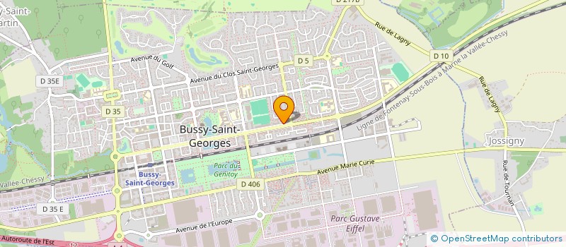 localisation de l'entreprise PRC ENGINEERING PERFORMANCE  BUSSY-SAINT-GEORGES