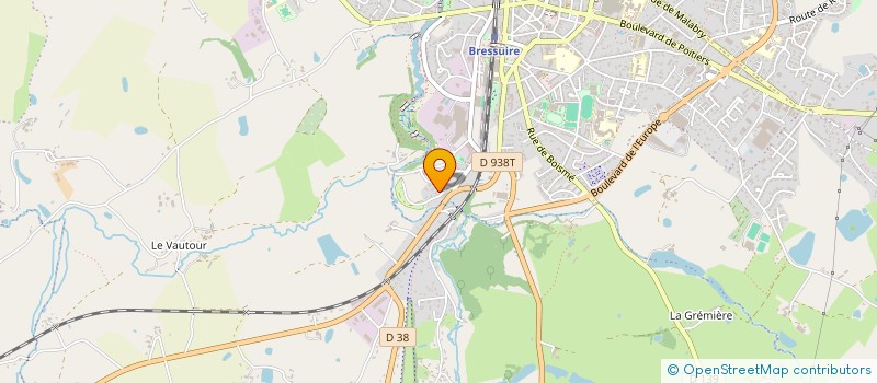 localisation de l'entreprise PRC OPS  BRESSUIRE