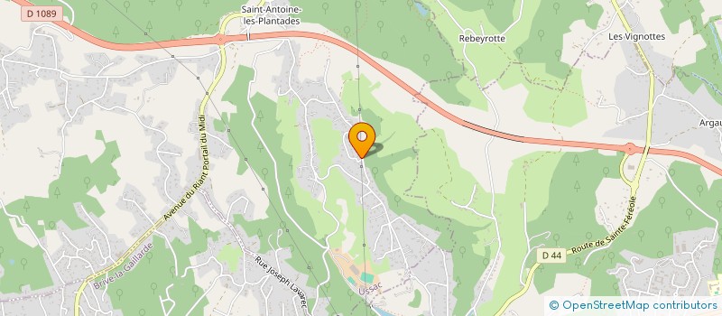 localisation de l'entreprise PRCCI  USSAC