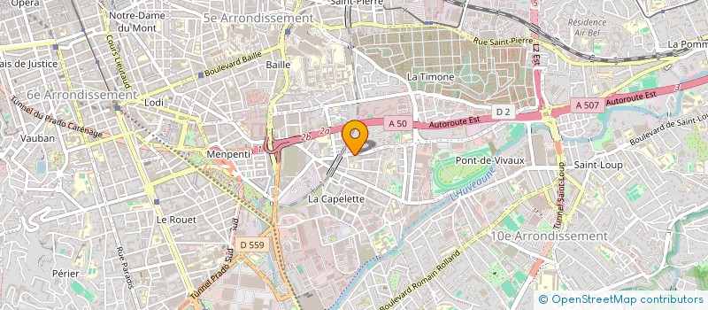 localisation de l'entreprise PRCE MIREILLE LAUZE à MARSEILLE
