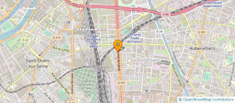 localisation de l'entreprise PRD à SAINT-DENIS