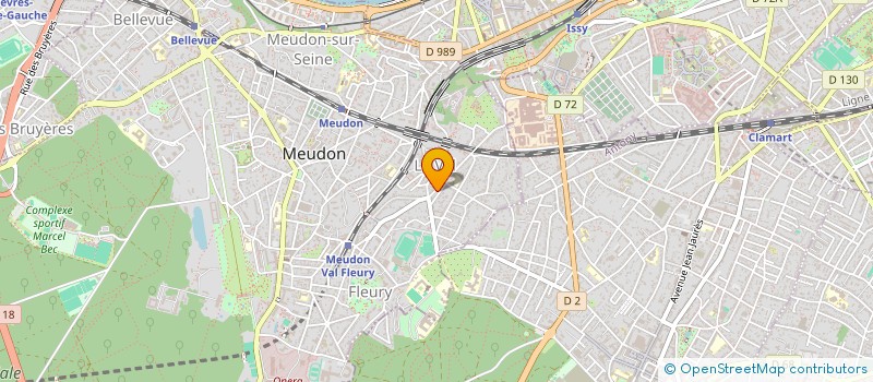 localisation de l'entreprise PRD à MEUDON