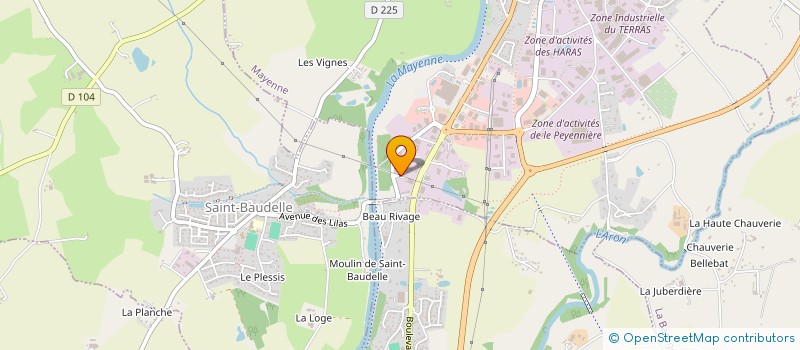 localisation de l'entreprise PRD  MAYENNE