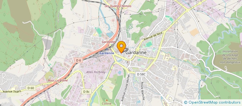localisation de l'entreprise PRD PLACO à GARDANNE
