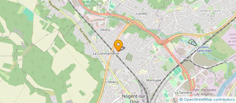 localisation de l'entreprise PRDA ELEC  NOGENT-SUR-OISE