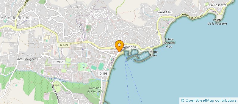 localisation de l'entreprise PRDS à LE LAVANDOU