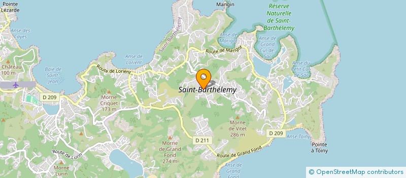 localisation de l'entreprise PRDS  SAINT BARTHELEMY
