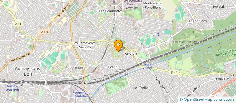 localisation de l'entreprise PRE à SEVRAN