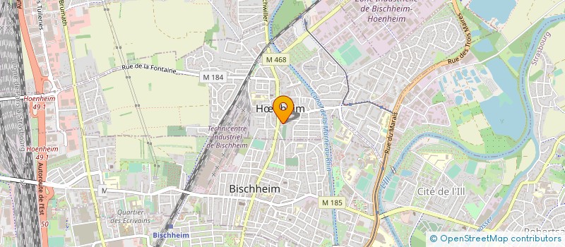 localisation de l'entreprise PRE CARRE  HNHEIM