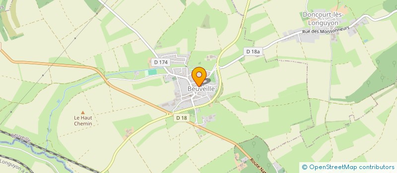 localisation de l'entreprise PRE DE CHEZ VOUS  BEUVEILLE