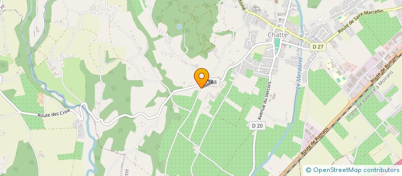 localisation de l'entreprise PRE DE FRANCE  CHATTE