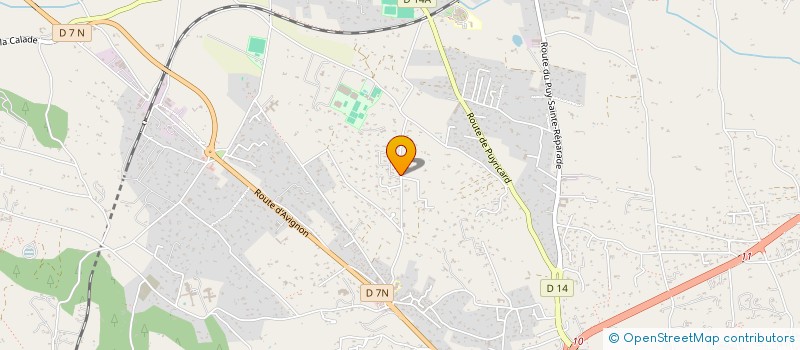 localisation de l'entreprise PRE DE L'ARCHEVECHE à AIX-EN-PROVENCE