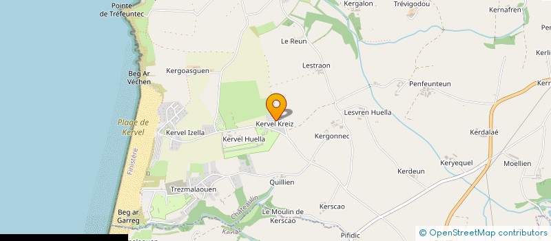 localisation de l'entreprise PRE DE LA MER à PLONEVEZ-PORZAY