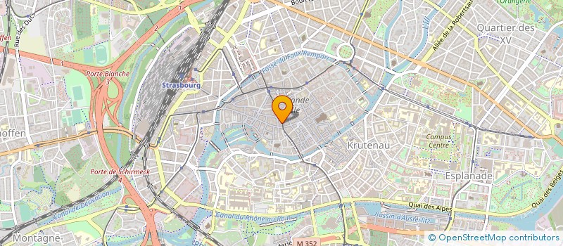 localisation de l'entreprise PRE-DESTINEE à STRASBOURG