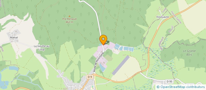 localisation de l'entreprise PRE DU TAUREAU  SAULNOT