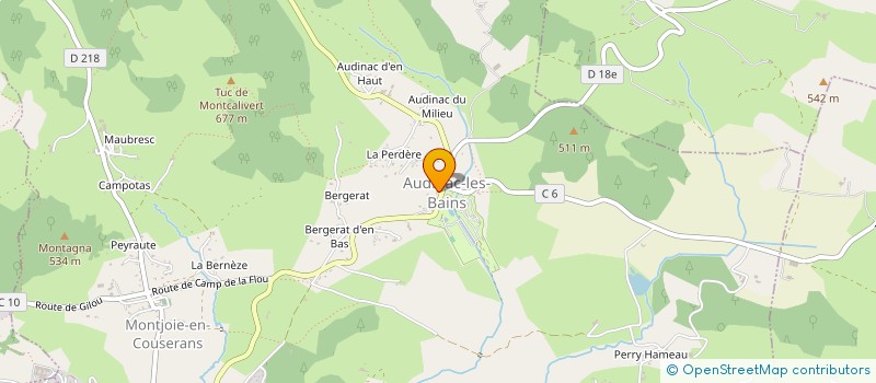 localisation de l'entreprise PRE NEUF à MONTJOIE-EN-COUSERANS