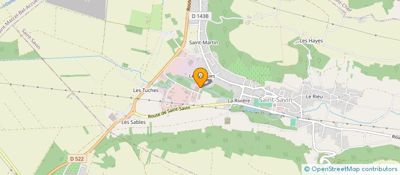 localisation de l'entreprise PRE PIRAUD à SAINT-SAVIN