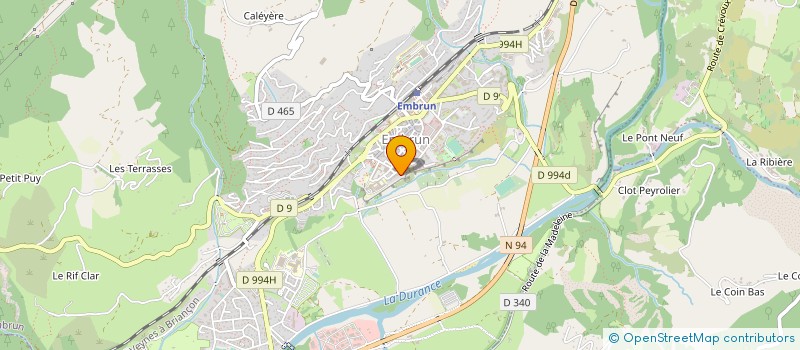 localisation de l'entreprise PRE RENAUD à EMBRUN