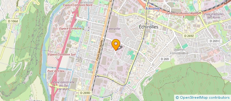 localisation de l'entreprise PRE RUFFIER à ECHIROLLES