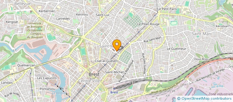 localisation de l'entreprise PRE VERT à BREST