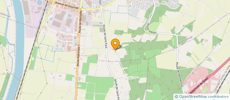 localisation de l'entreprise PRE VERT à MONTELIMAR