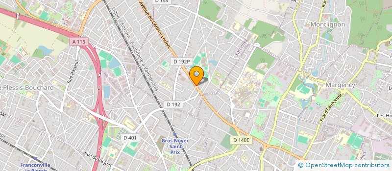 localisation de l'entreprise PREARO CONSEIL à SAINT-PRIX