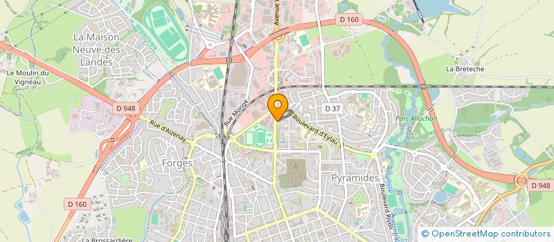 localisation de l'entreprise PREAU à ROCHE SUR YON (LA)