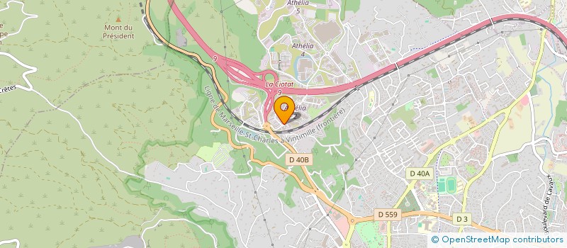 localisation de l'entreprise PREAU-NET à LA CIOTAT
