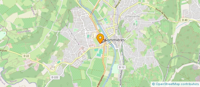 localisation de l'entreprise PREAU SARL  SOMMIERES