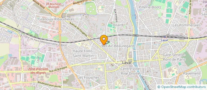 localisation de l'entreprise PREBILOC à LAVAL