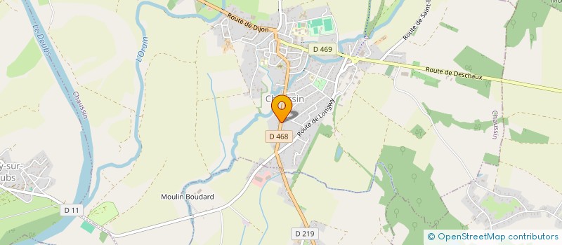 localisation de l'entreprise PREBOIS SOC à CHAUSSIN