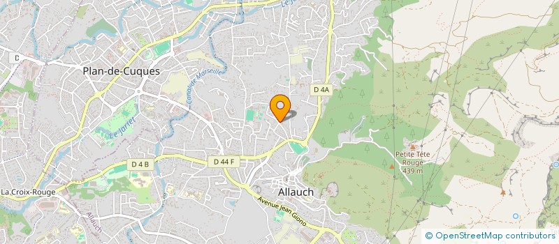 localisation de l'entreprise PREBOIST  ALLAUCH