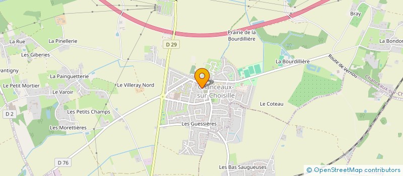 localisation de l'entreprise PREC à CHANCEAUX-SUR-CHOISILLE