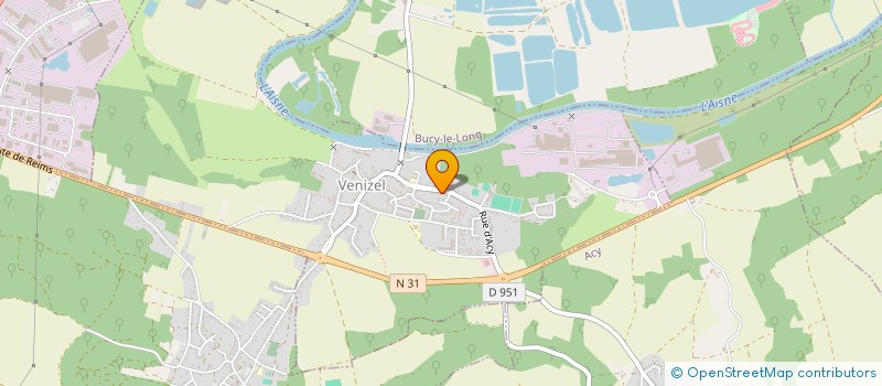 localisation de l'entreprise PREC  VENIZEL