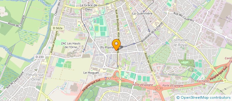 localisation de l'entreprise PREC BATIMENT à IFS