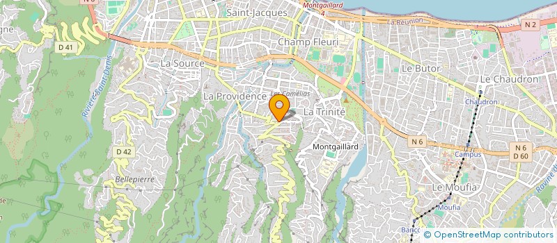 localisation de l'entreprise PREC974 à SAINT-DENIS