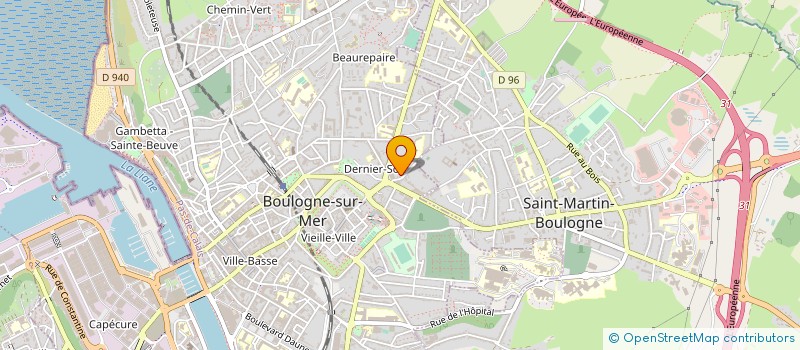 localisation de l'entreprise PRECARI DEOS  BOULOGNE-SUR-MER