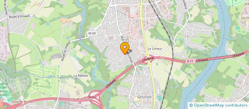 localisation de l'entreprise PRECEND à LA CHAPELLE-SUR-ERDRE