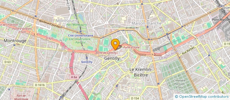 localisation de l'entreprise PRECEPT FRANCE à GENTILLY