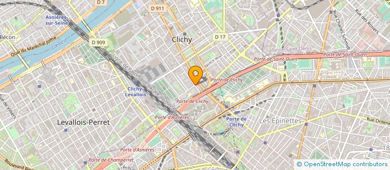 localisation de l'entreprise PRECEPTS OF THE INITIATES  CLICHY
