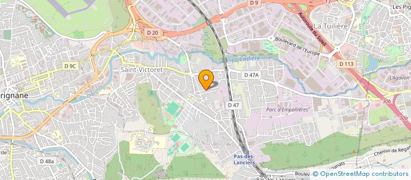 localisation de l'entreprise PRECETTI à SAINT-VICTORET