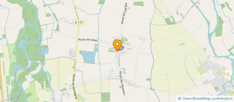 localisation de l'entreprise PRECHAC ANIMATIONS  PRECHAC-SUR-ADOUR