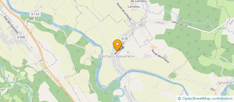 localisation de l'entreprise PRECHACQ EN DABAN  PRECHACQ-NAVARRENX