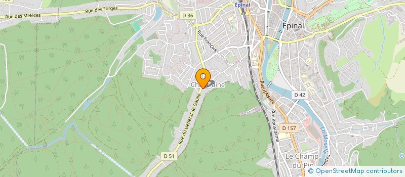 localisation de l'entreprise PRECI 3D LORRAINE à EPINAL