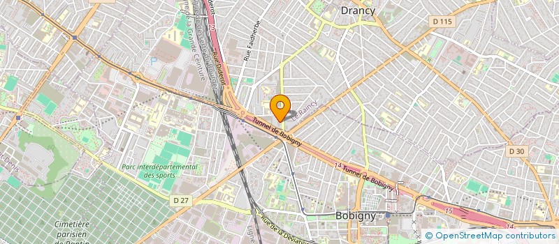 localisation de l'entreprise PRECIA TAXI à DRANCY
