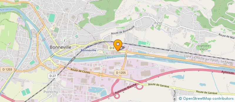 localisation de l'entreprise PRECIALP à AYSE