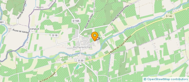 localisation de l'entreprise PRECICO  RICHERENCHES