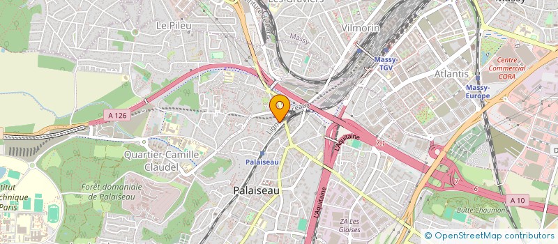 localisation de l'entreprise PRECIDATA à PALAISEAU