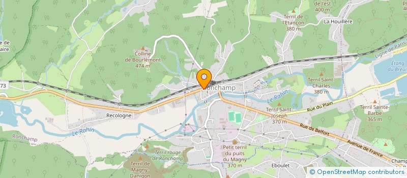 localisation de l'entreprise PRECIEUSE GENERATION  RONCHAMP