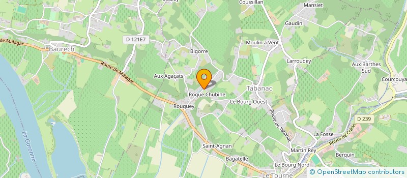 localisation de l'entreprise PRECIEUSE IMMOBILIER  TABANAC